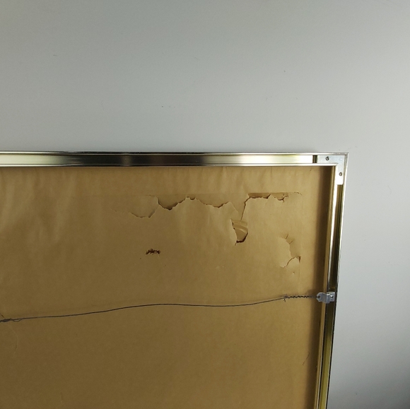 Vintage needlepoint framed wall art 14x18 inches - Picture 15 of 15